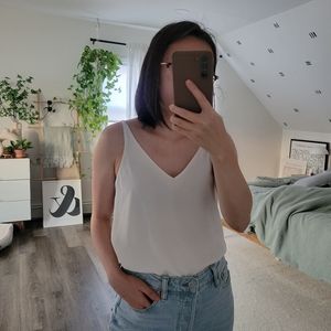 Topshop White Tank